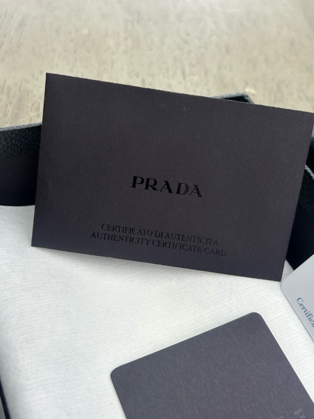 Authentic Prada Vitello Move Box & Authenticity Card Set - Model 1ML009 - Picture 6 of 8